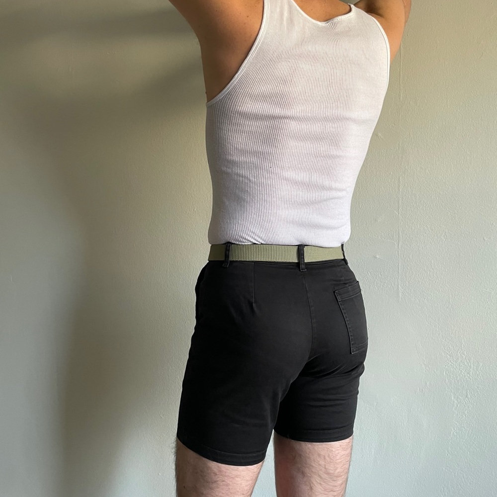 Men’s black vintage American Apparel shorts